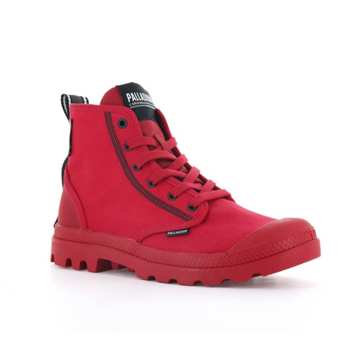 Bottes Palladium Pampa Dare 2 Survive Femme Rouge | FR IKH183X